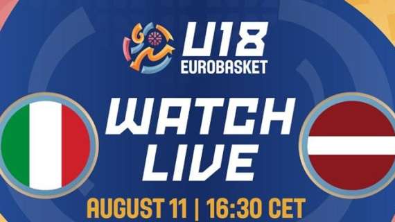 LIVE FIBA Eurobasket U18F - Italia vs Lettonia diretta streaming 16:30