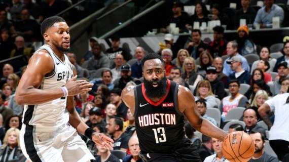 NBA - I Rockets presenteranno reclamo sulla schiacciata non convalidata di Harden a San Antonio