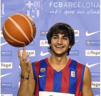 Ricky Rubio campione d'Europa in carica con il Barcellona