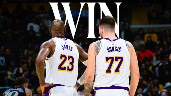 NBA - I Lakers rivincono il derby e salgono al secondo posto a Ovest