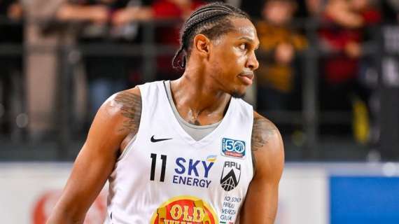 A2 - Apu Udine, si svuota l'infermeria: buone notizie su Xavier Johnson