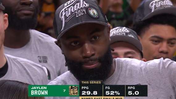 NBA - Boston Celtics, Jaylen Brown MVP della finale di conference