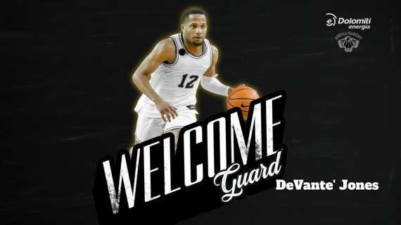 UFFICIALE LBA - Aquila Trento, la ricostruzione riparte da DeVante’ Jones