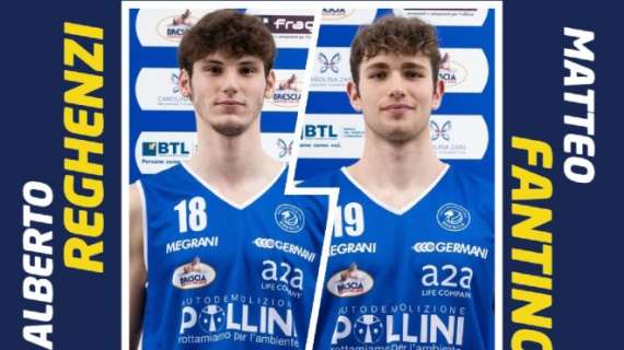 Serie B Int - Basket Iseo: i nuovi innesti Reghenzi e Fantino