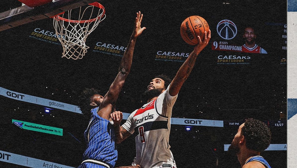 Con le stoppate di Sarr, i Wizards respingono il comeback del Magic