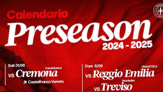 LBA - Pallacanestro Trieste, ecco il calendario della preseason: le amichevoli 