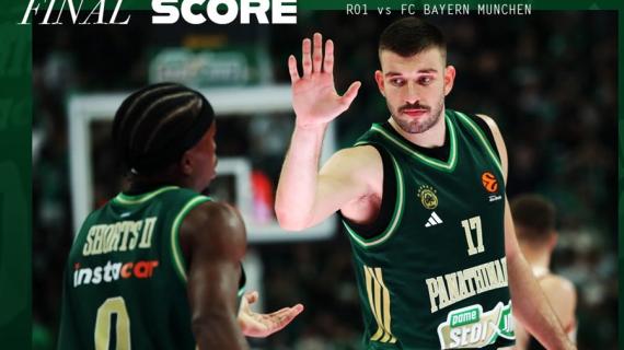 Panathinaikos parte col piede giusto all'OAKA con il Bayern Monaco