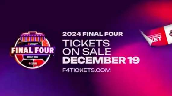 EuroLeague, dal 19 dicembre in vendita i biglietti per le Final Four di Berlino