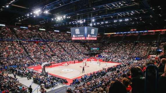 Olimpia Milano, multa per offese agli arbitri dopo Gara 4 con Trento