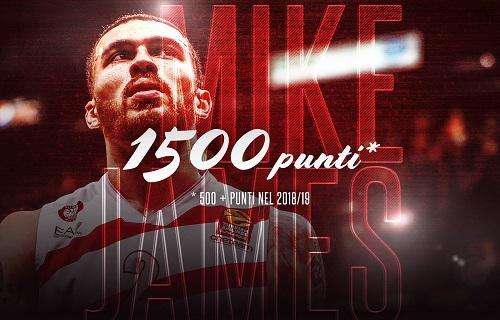 EuroLeague - Olimpia Milano, continua la stagione da record di Mike James 