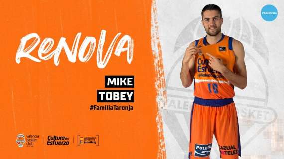 UFFICIALE EL - Mike Tobey rinnova con il Valencia Basket
