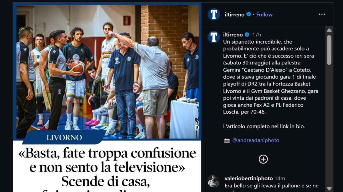 «Ora basta, fate troppo casino»: a Livorno tifoso invade il campo in DR2