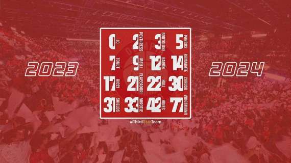 LBA - Olimpia Milano, ecco i numeri di maglia del 2023/24: Mirotic conferma la #33