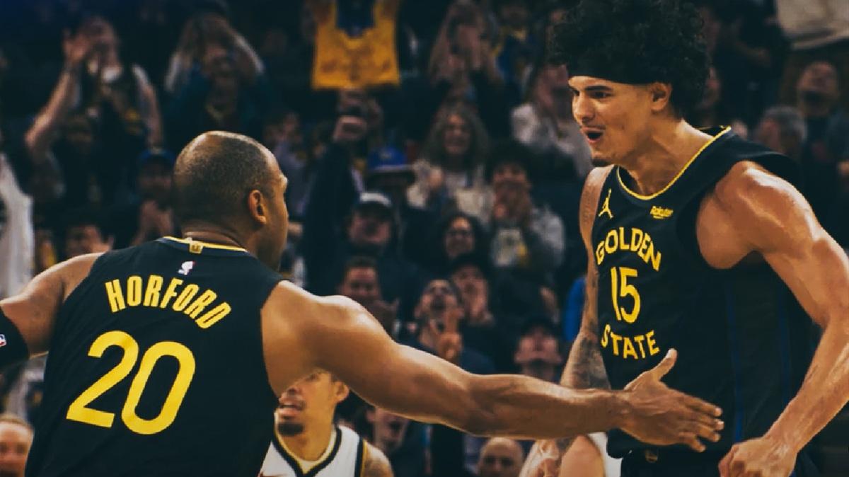 Jokic in tripla doppia non ferma l'assalto dei Warriors senza Curry e Porzingis