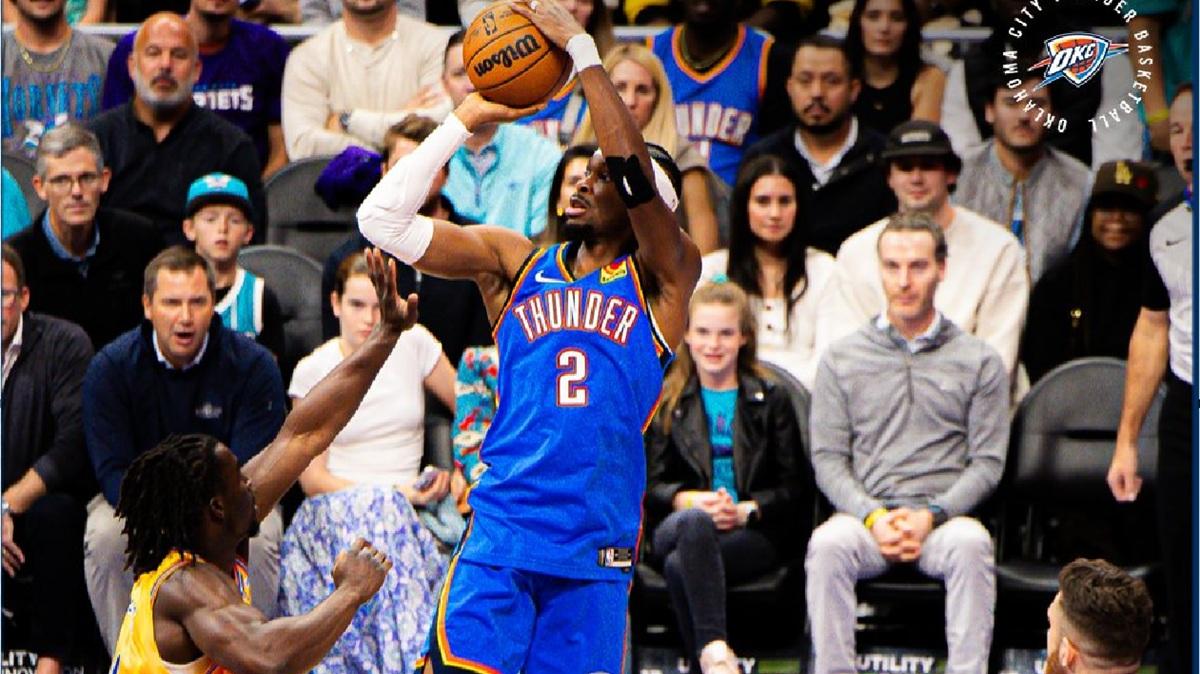 Oklahoma City Thunder domina a Charlotte: Shai Gilgeous-Alexander da MVP