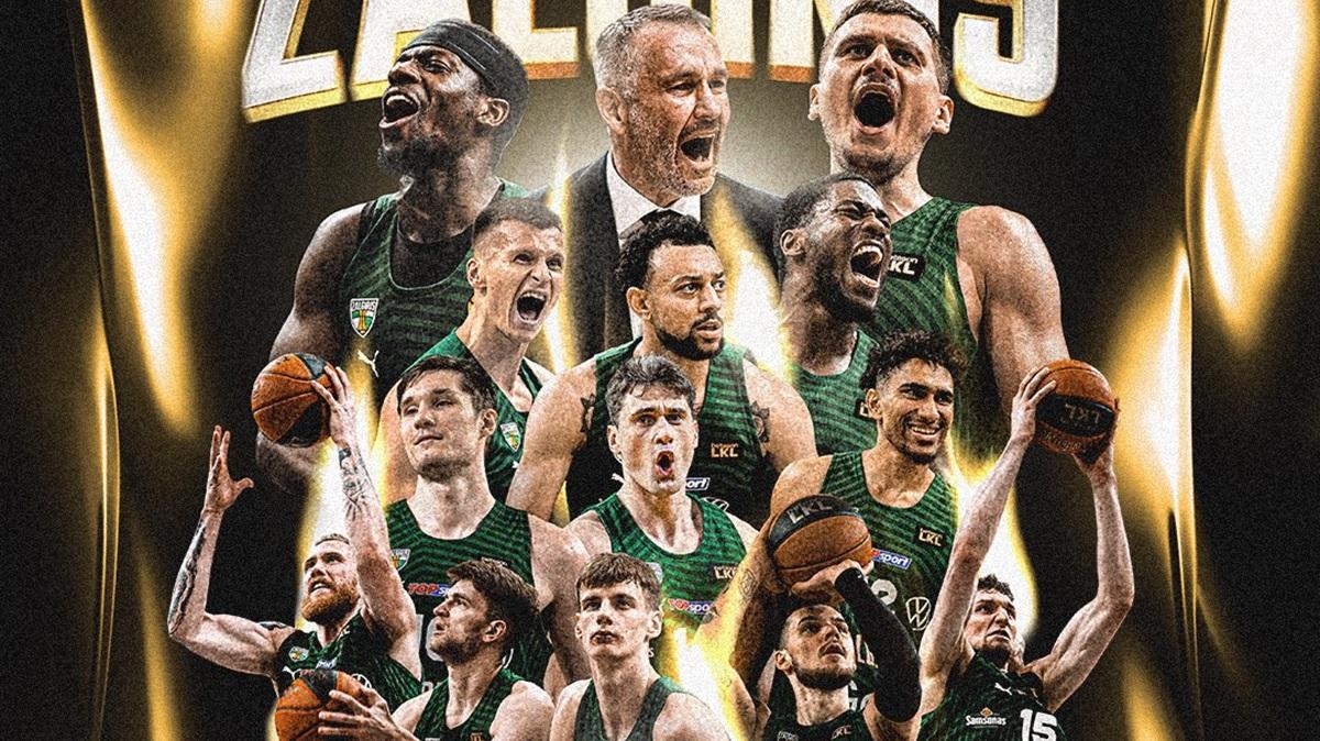 LKL - Lo Zalgiris completa lo sweep sulla Juventus Utena, ed è campione!