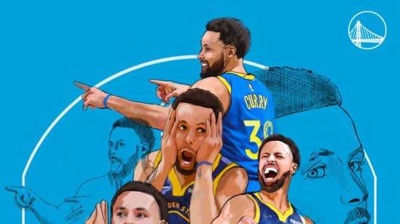 NBA - Stephen Curry supera di nuovo la soglia delle 300 triple in una stagione