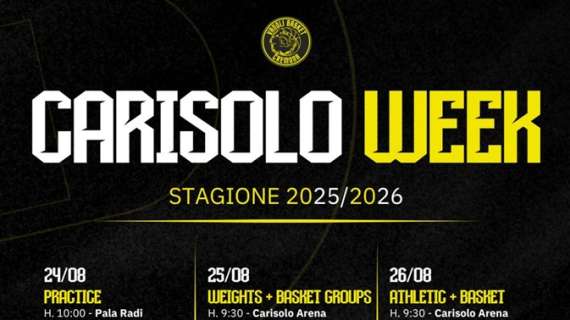 Vanoli Basket Cremona: date e orari della settimana di ritiro a Carisolo