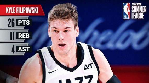 LV Summer League: Kyle Filipowski lancia la vittoria Jazz sui Pistons