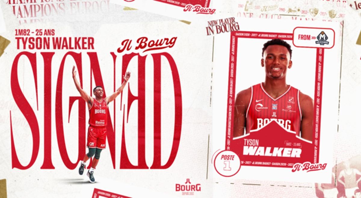 Il JL Bourg en Bresse si rinforza con Walker e Gaudoux