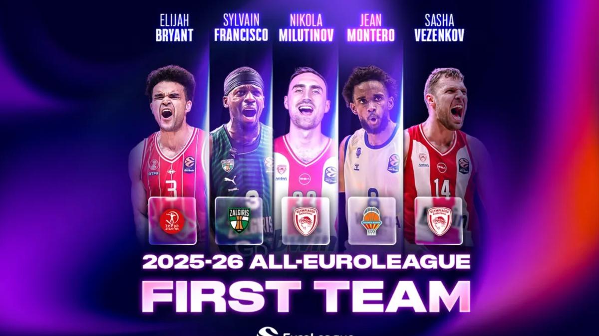 EuroLeague, ecco l'All-EuroLeague First Team della stagione 2025/26