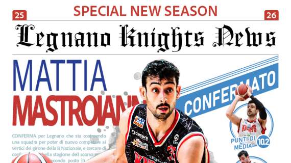 Serie B - Mattia Mastroianni è confermato ai Legnano Knights