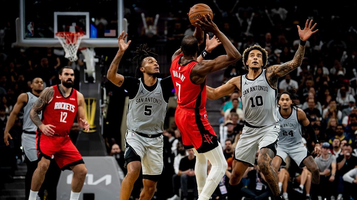 NBA Cup - Spurs battono i Rockets con Barnes e Champagnie protagonisti