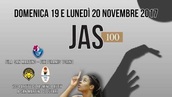 A1 F - Fila San Martino: A novembre c'è "Jas100", l'evento benefico per le 100 partite italiane di Jasmine Bailey 