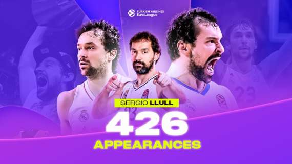 Sergio Llull supera Kyle Hines: è record di presenze in EuroLega