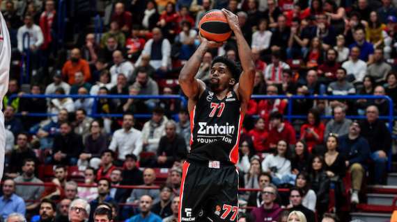 EL - Olimpia Milano, l'Oly a Creta senza Shaquielle McKissic