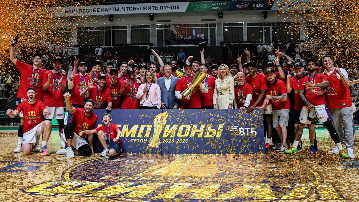 VTB League - Terzo campionato consecutivo per Pistioli e CSKA Mosca
