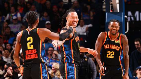 NBA - I Thunder annegano Brooklyn con una pioggia di triple