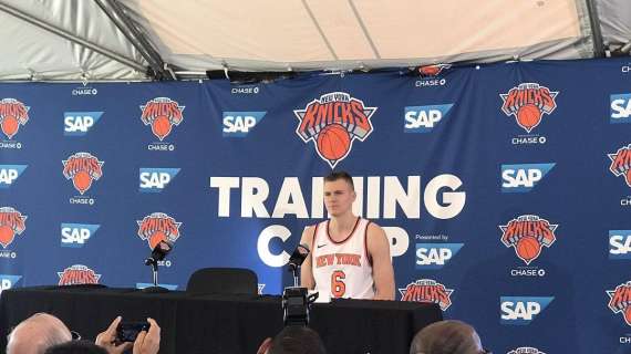 NBA - Media Day Knicks, Porzingis pronto a diventare leader