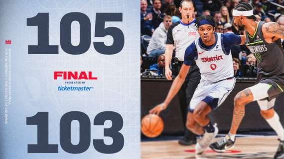 NBA - I Wolves si sono distratti, e i Wizards violano il Target Center