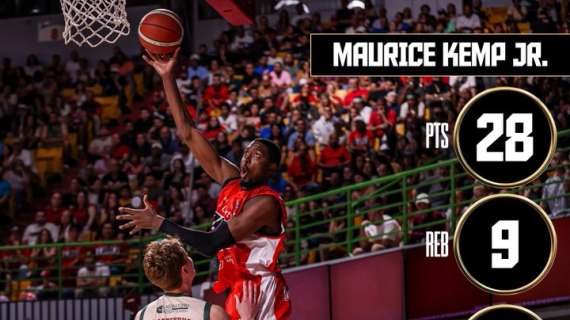 BSN SF - Esordio da 28+9 dell'ex Pistoia Maurice Kemp e vittoria Leones in G1 in casa Indios
