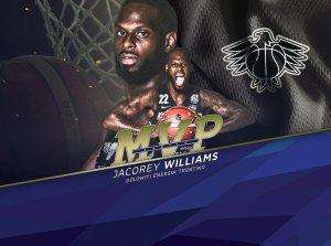LBA - L'MVP del mese di Aprile di Serie A UnipolSai è JaCorey Williams