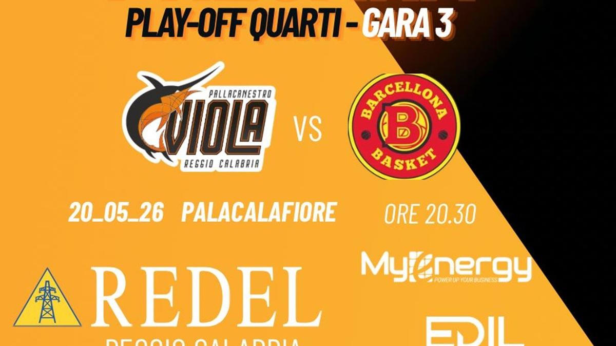B Int - Redel Viola: stasera gara 3 contro Barcellona per la semifinale