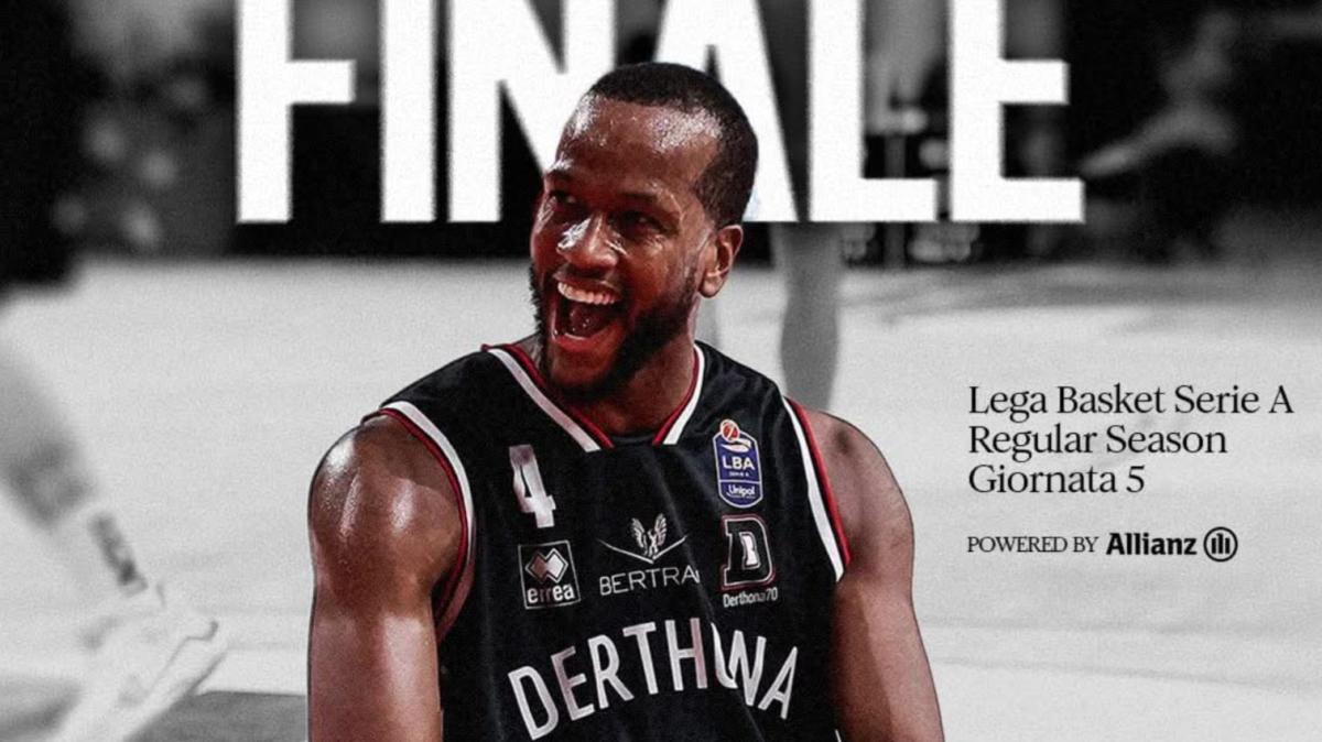 LIVE LBA - Risultati e classifica 5^ giornata di Serie A, Tortona per la prima volta avanti 