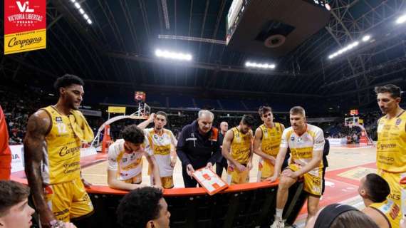 LBA - Pesaro, a Scafati per tornare a vincere. Sacchetti: "Serve un'altra faccia"