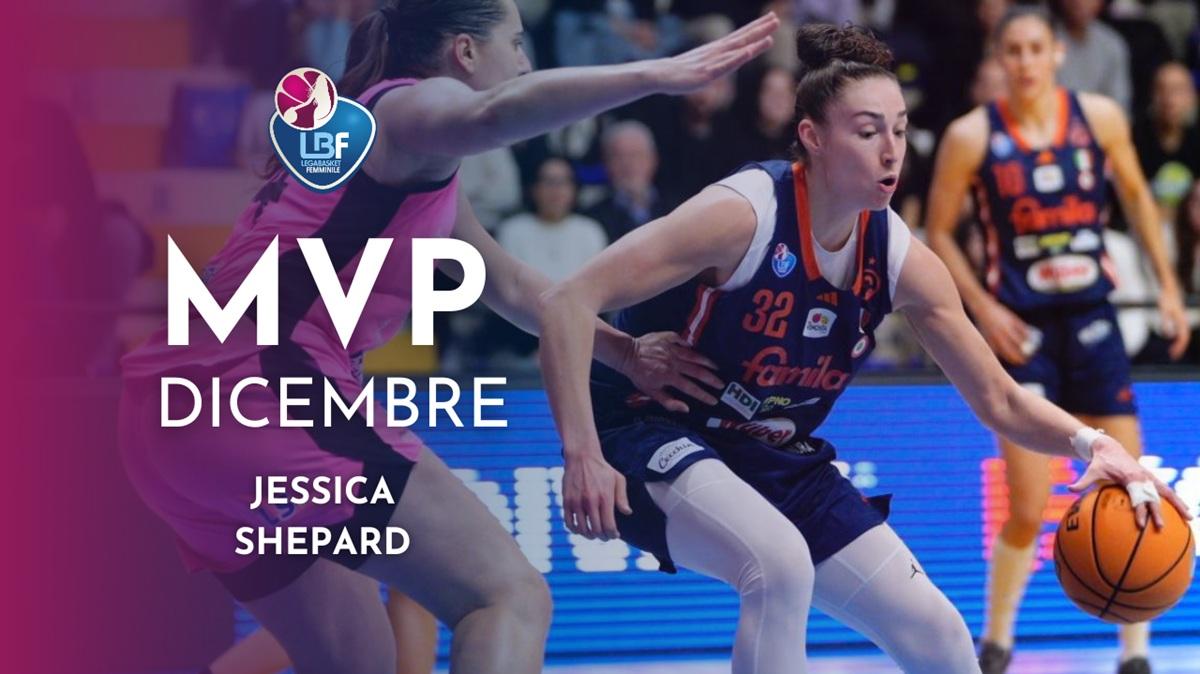 Jessica Shepard è la MVP di dicembre 2025 della Serie A1 femminile