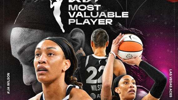 La superstar delle Las Vegas Aces A'ja Wilson MVP WNBA all'unanimità