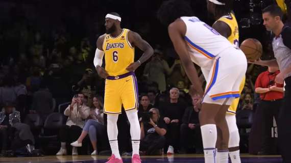 NBA - LeBron James sul contropiede dei Lakers: "Adoro questa squadra"