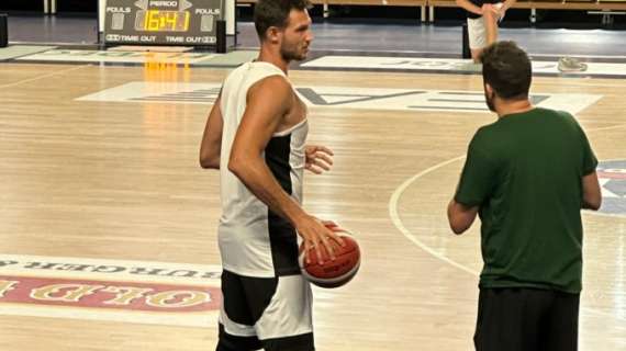 Danilo Gallinari a lavoro in Italia: allenamenti al PalaFacchetti di Treviglio