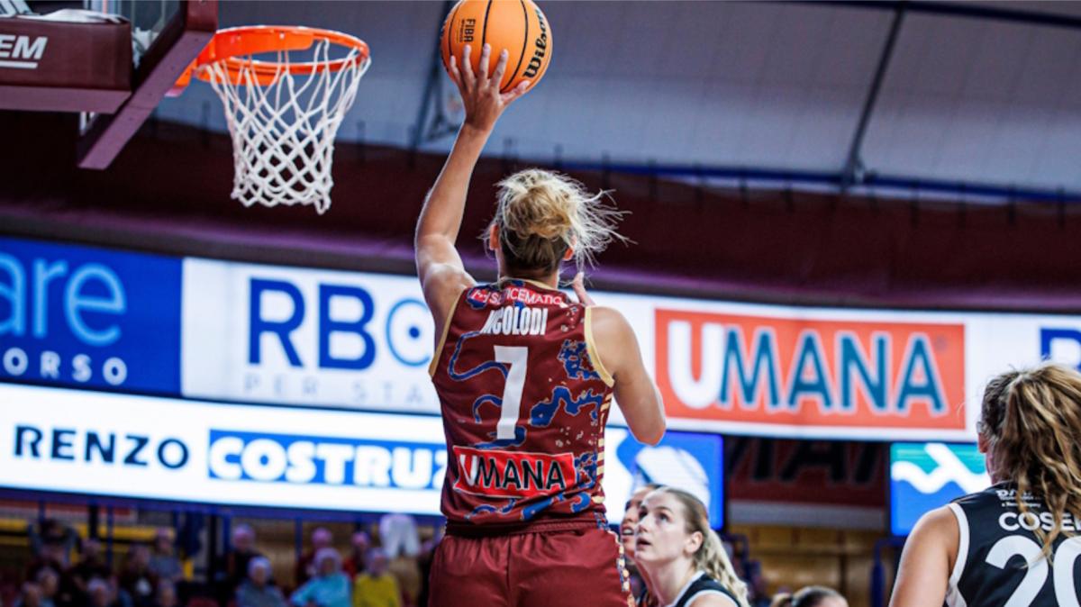 A1 F - La Reyer vince a fatica gara 1 di semifinale su Roseto