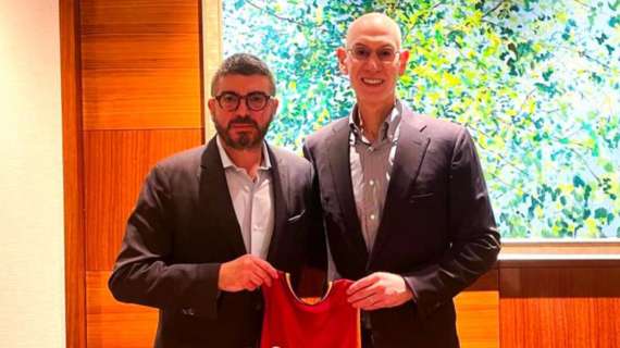 Adam Silver parla con il Galatasaray di NBA Europe