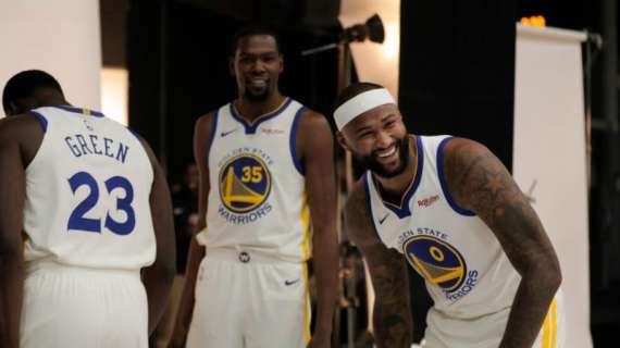 NBA - DeMarcus Cousins posterizza Kevin Durant in allenamento!