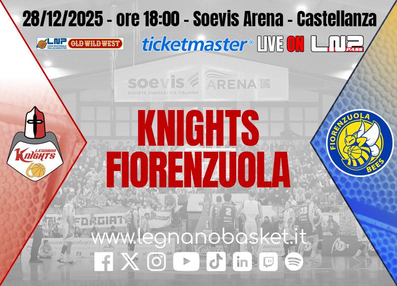 Serie B - Ultima ufficiale dell'anno dei Knights contro 
