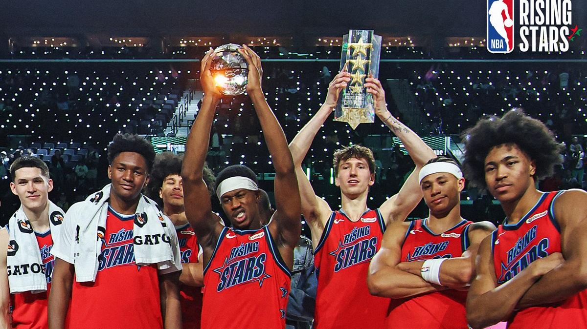 Rising Stars 2026 | Team Vince trionfa, VJ Edgecombe MVP