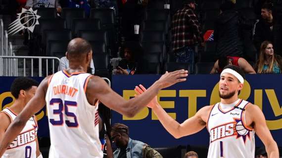 NBA - I Phoenix Suns non incantano, ma vincono a Detroit