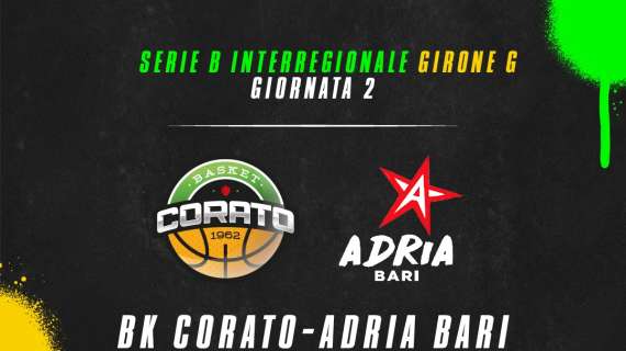 Serie B - Fas Corato, debutto al PalaLosito contro l'Adria Bari